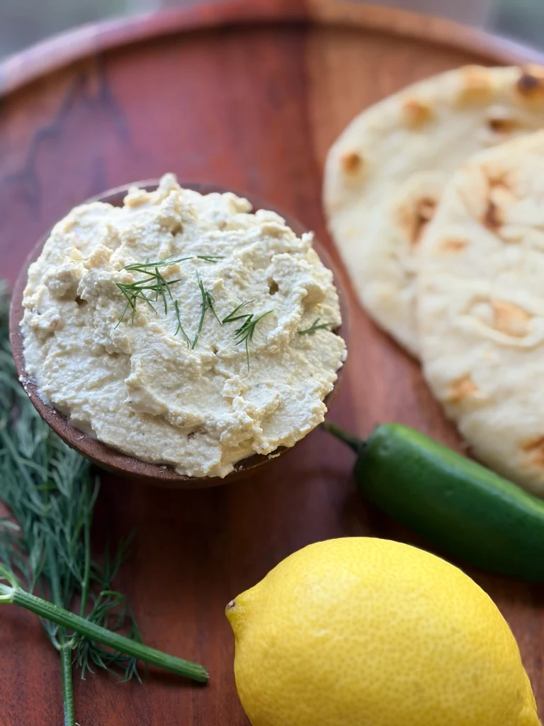 Whipped feta dip.