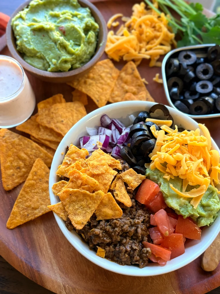 Walking taco bowl.