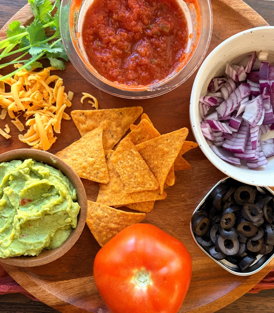 Walking taco ingredients.